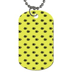 Yellow Eyes Dog Tag (one Side) by snowwhitegirl