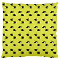 Yellow Eyes Standard Flano Cushion Case (one Side) by snowwhitegirl