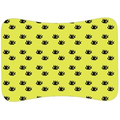 Yellow Eyes Velour Seat Head Rest Cushion by snowwhitegirl