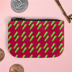 Ice Freeze Pink Pattern Mini Coin Purse by snowwhitegirl