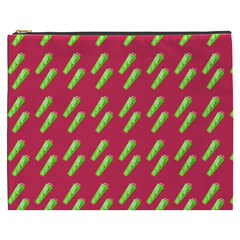 Ice Freeze Pink Pattern Cosmetic Bag (xxxl) by snowwhitegirl