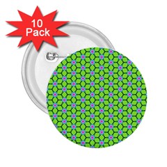 Pattern Green 2 25  Buttons (10 Pack)  by Mariart