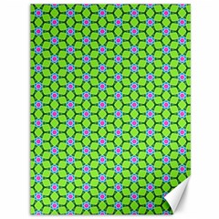 Pattern Green Canvas 36  X 48  by Mariart