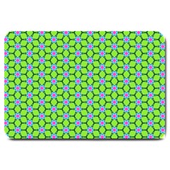 Pattern Green Large Doormat  by Mariart