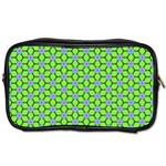 Pattern Green Toiletries Bag (One Side) Front