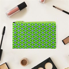 Pattern Green Cosmetic Bag (xs) by Mariart