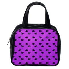 Purple Eyes Classic Handbag (one Side) by snowwhitegirl