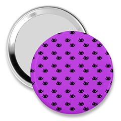 Purple Eyes 3  Handbag Mirrors by snowwhitegirl