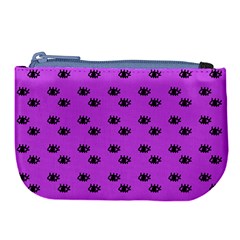 Purple Eyes Large Coin Purse