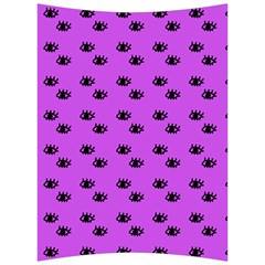 Purple Eyes Back Support Cushion by snowwhitegirl