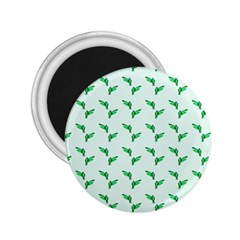 Green Parrot Pattern 2 25  Magnets by snowwhitegirl