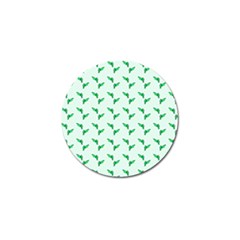 Green Parrot Pattern Golf Ball Marker by snowwhitegirl