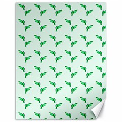 Green Parrot Pattern Canvas 18  X 24  by snowwhitegirl