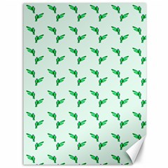 Green Parrot Pattern Canvas 36  X 48  by snowwhitegirl