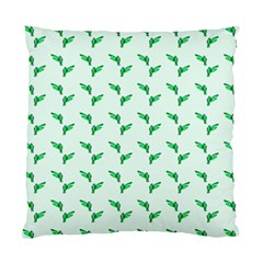 Green Parrot Pattern Standard Cushion Case (two Sides) by snowwhitegirl