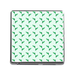 Green Parrot Pattern Memory Card Reader (square 5 Slot) by snowwhitegirl