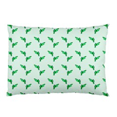 Green Parrot Pattern Pillow Case (two Sides) by snowwhitegirl