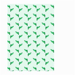 Green Parrot Pattern Small Garden Flag (two Sides) by snowwhitegirl