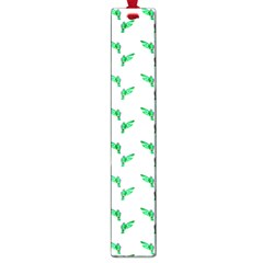 Green Parrot Pattern Large Book Marks by snowwhitegirl