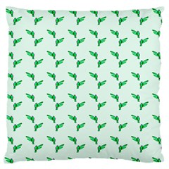 Green Parrot Pattern Standard Flano Cushion Case (one Side) by snowwhitegirl