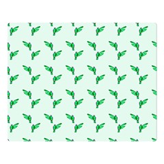 Green Parrot Pattern Double Sided Flano Blanket (large)  by snowwhitegirl