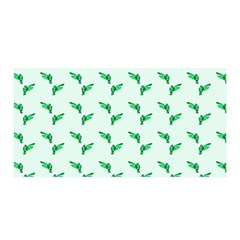 Green Parrot Pattern Satin Wrap by snowwhitegirl