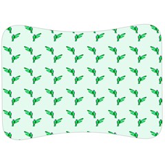 Green Parrot Pattern Velour Seat Head Rest Cushion by snowwhitegirl