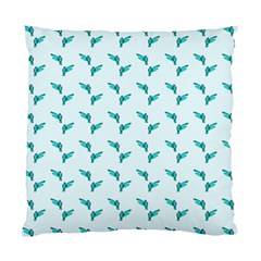 Blue Parrot Pattern Standard Cushion Case (two Sides) by snowwhitegirl