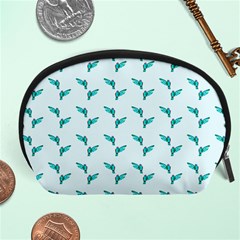 Blue Parrot Pattern Accessory Pouch (large) by snowwhitegirl