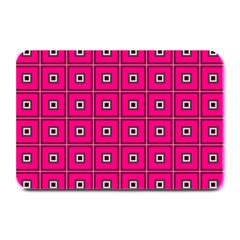 Pink Pattern Squares Plate Mats by HermanTelo