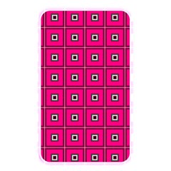 Pink Pattern Squares Memory Card Reader (rectangular)