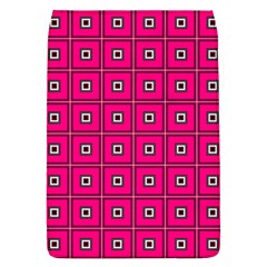 Pink Pattern Squares Removable Flap Cover (l)