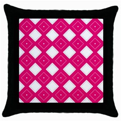 Pattern Texture Throw Pillow Case (black) by HermanTelo