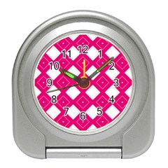 Pattern Texture Travel Alarm Clock