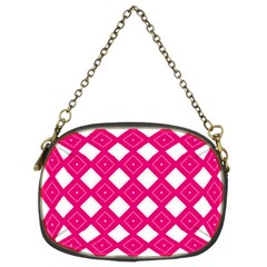 Pattern Texture Chain Purse (two Sides)