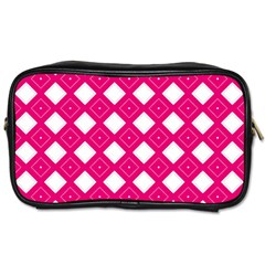 Pattern Texture Toiletries Bag (two Sides)