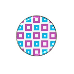 Pattern Plaid Hat Clip Ball Marker