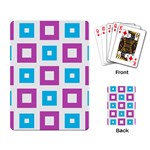 Pattern Plaid Playing Cards Single Design (Rectangle) Back