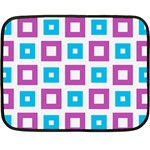 Pattern Plaid Fleece Blanket (Mini) 35 x27  Blanket