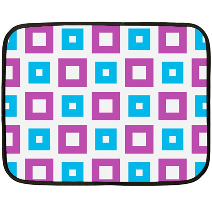 Pattern Plaid Fleece Blanket (Mini)