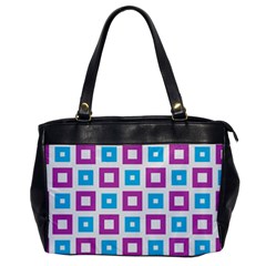 Pattern Plaid Oversize Office Handbag