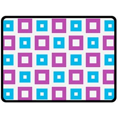 Pattern Plaid Fleece Blanket (large) 