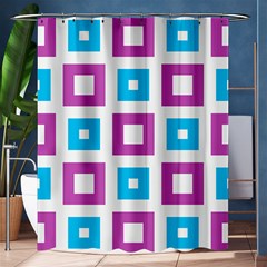 Pattern Plaid Shower Curtain 60  X 72  (medium) 