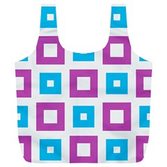 Pattern Plaid Full Print Recycle Bag (xl)