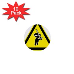 Ninja Signs Symbols Sword Fighter 1  Mini Buttons (10 Pack)  by Sudhe