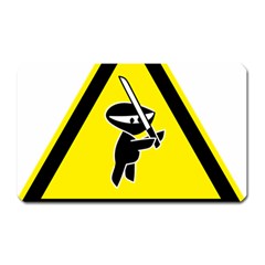 Ninja Signs Symbols Sword Fighter Magnet (rectangular) by Sudhe