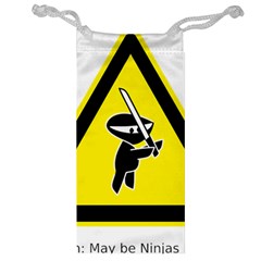 Ninja Signs Symbols Sword Fighter Jewelry Bag by Sudhe