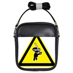 Ninja Signs Symbols Sword Fighter Girls Sling Bag Front