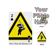 Ninja Signs Symbols Sword Fighter Playing Cards 54 Designs (mini) by Sudhe