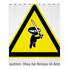 Ninja Signs Symbols Sword Fighter Shower Curtain 60  X 72  (medium) 